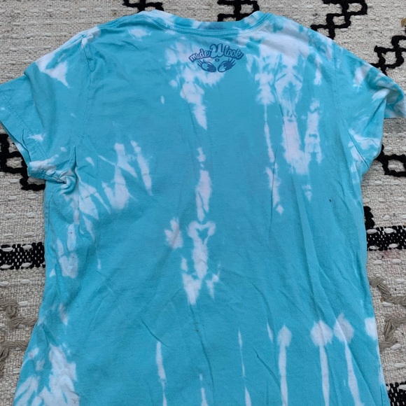 NWT reverse tie dye blue s/s be free butterfly tee - Picture 13 of 16